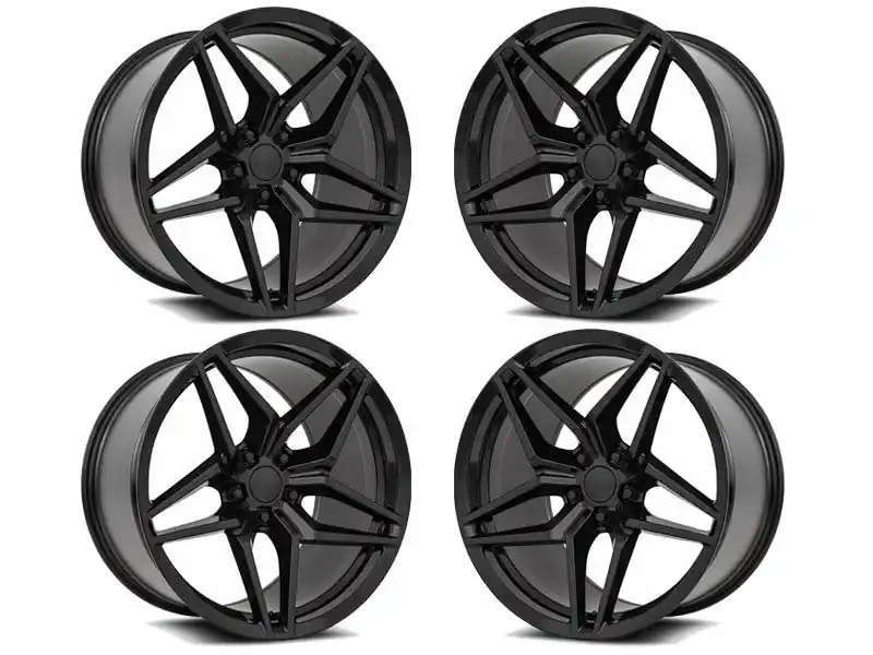 Save Now MRR M755 C7 ZR1 Replica Wheel Set, Gloss Black, 20x10 & 20x11 :: 2010-2024 Camaro