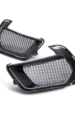 Anderson Composites Air Duct Bezels, Carbon Fiber :: 2021-2023 Ford Mustang Mach 1 Best Choice