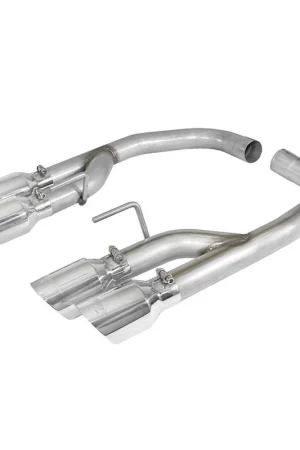 Save Now MBRP Armor Pro Race 2.5" Axle-Back Exhaust System w/ 4" Quad Polished Tips :: 2018-2023 Ford Mustang GT w/ Non-Active Exhaust