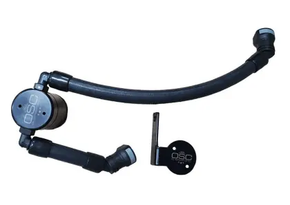 J&L OSC 3.0 Oil Separator, Passenger Side, Black Anodized :: 2020-2022 Mustang GT500 Exclusive