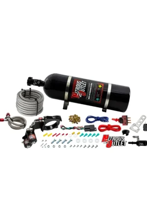 Nitrous Outlet Plate System, 15lb Bottle :: 2018-2023 Ford Mustang GT Hot Picks