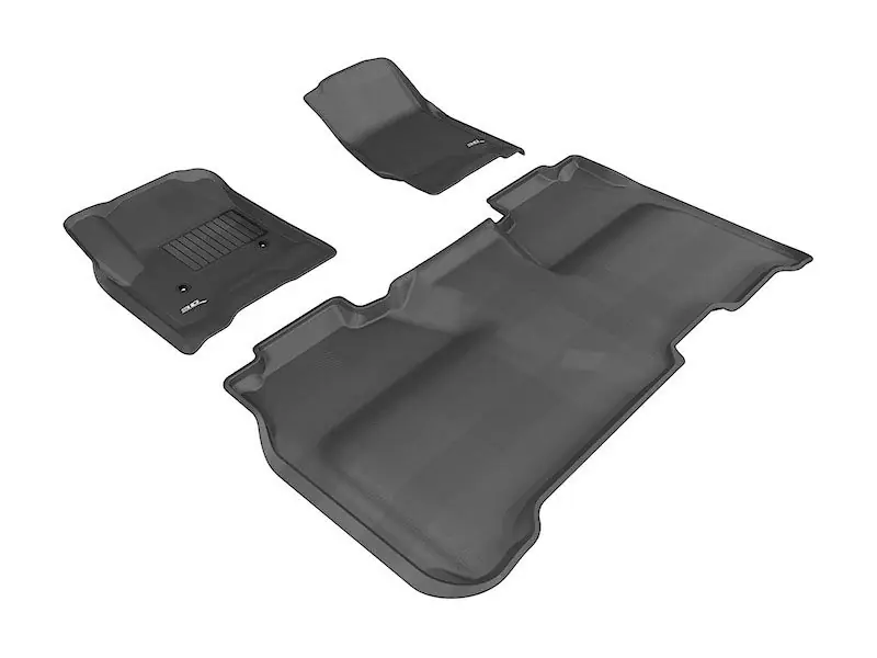 3D MAXpider Kagu All-Weather Floor Liners, Front and Rear, Black :: 2014-2018 Silverado - GMC Sierra 1500 Crew Cab Editor’s Pick
