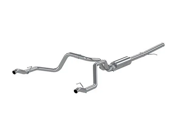 Deal MBRP Armor Lite 3" Cat Back Exhaust System w/ Dual Rear Exit, Aluminized Steel :: 2019-2026 Silverado & GMC Sierra 1500 5.3L