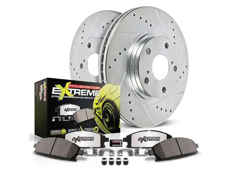 Direct From Factory PowerStop Z26 Street Warrior Front Brake Upgrade Kit :: 2015-2019 Chevrolet C7 Corvette Stingray