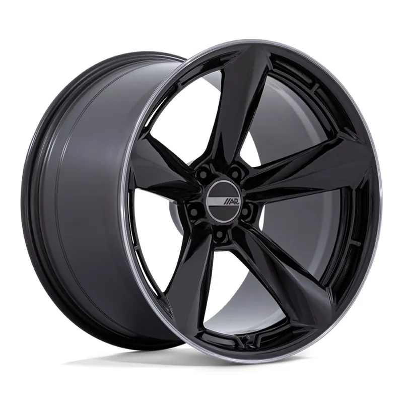 Best Price American Racing TTF Rear Wheel, Gloss Black w/DDT Lip, 20x11 :: 2015-2025 Ford Mustang