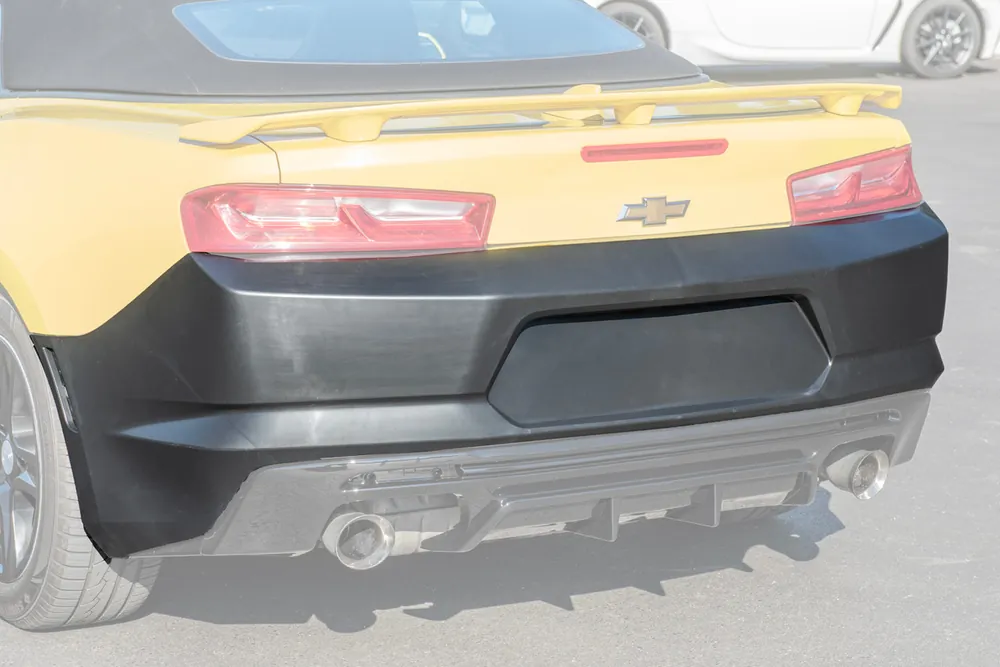Brand New 6th Gen Camaro ZL1-Style Rear Bumper, Unpainted :: 2016-2018 Camaro Non-ZL1