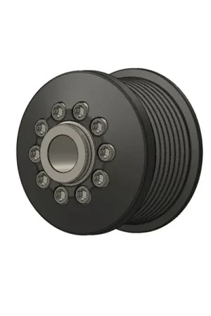 Sale ZPE GripTec 2.30" 8 Rib L3V Pulley & Hub Kit, L3V Coated :: 2017-2024 Camaro ZL1 & 2015-2019 Corvette Z06