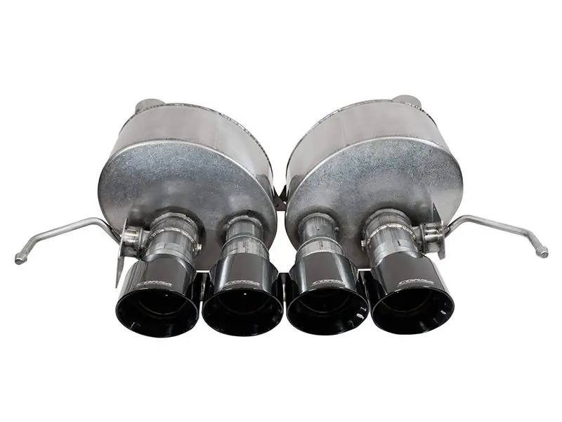 Get Yours Corsa 2.75" Variable Sound Level Valve-Back Exhaust, 4.5" NPP Quad Black Tips :: 2014-2019 C7 Corvette, Grand Sport Auto