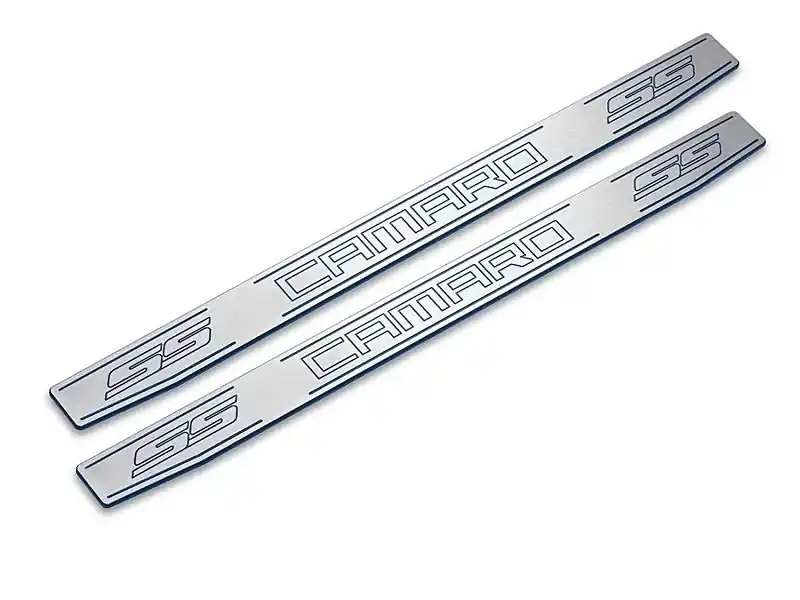 American Brother Designs Door Sills, SS Logo :: 2016-2024 Camaro SS Warranty Included