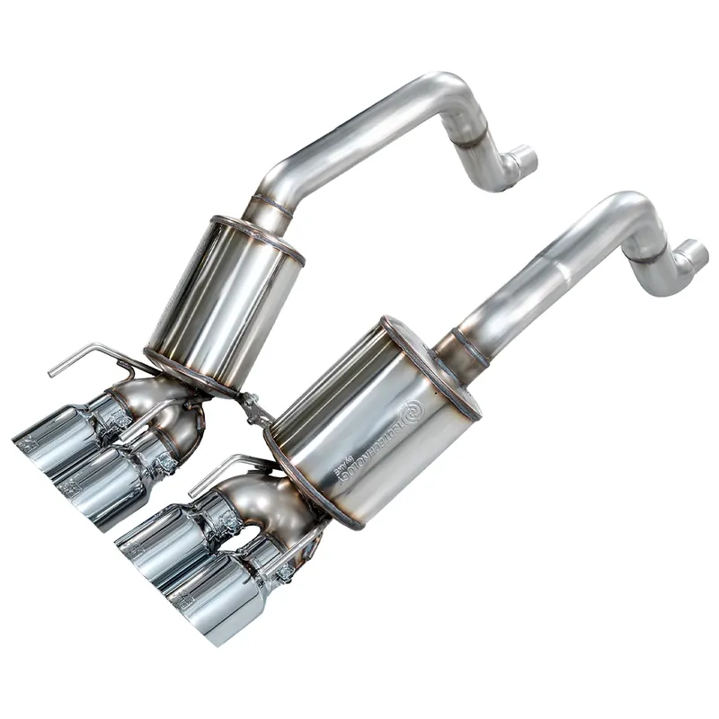 AWE Touring Edition Axle-Back Exhaust w/ 4.5" Quad Chrome Silver Tips :: 2009-2013 C6 Corvette Base, Z51 & Grand Sport High Quality