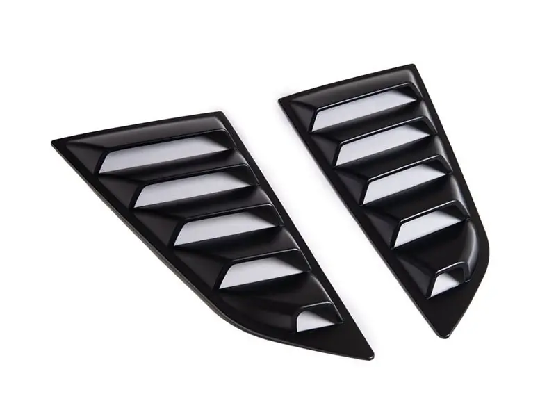 Limited Offer C7 Corvette Rear Side Window Louvers, Unpainted :: 2014-2019 C7 Corvette Coupe