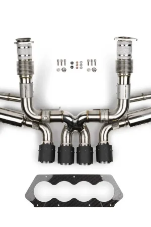 Fabspeed Valvetronic X-Pipe Cat-Back Exhaust, Carbon Fiber Tips :: 2023-2025 C8 Corvette Z06 Special Offer