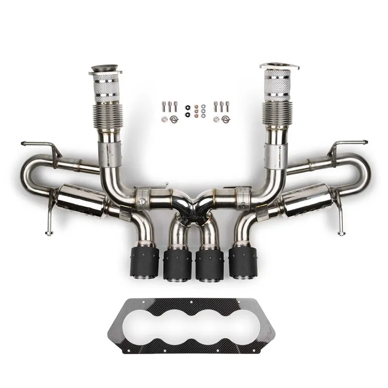 Fabspeed Valvetronic X-Pipe Cat-Back Exhaust, Carbon Fiber Tips :: 2023-2025 C8 Corvette Z06 Special Offer