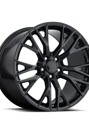 FR 22 Z06 Replica Rear Wheel, Gloss Black, 20x12 :: 2006-2019 Corvette ZR1, Z06 & Grand Sport Instant Buy
