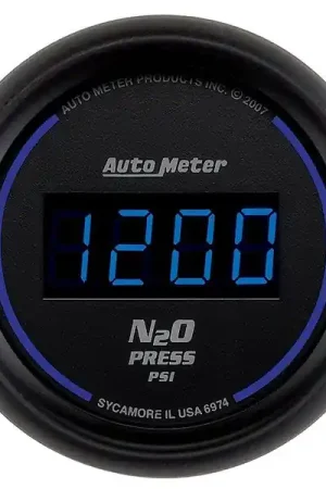 Autometer Cobalt Digital Nitrous Pressure, 2 1/16", 0-1600 psi :: New Arrival