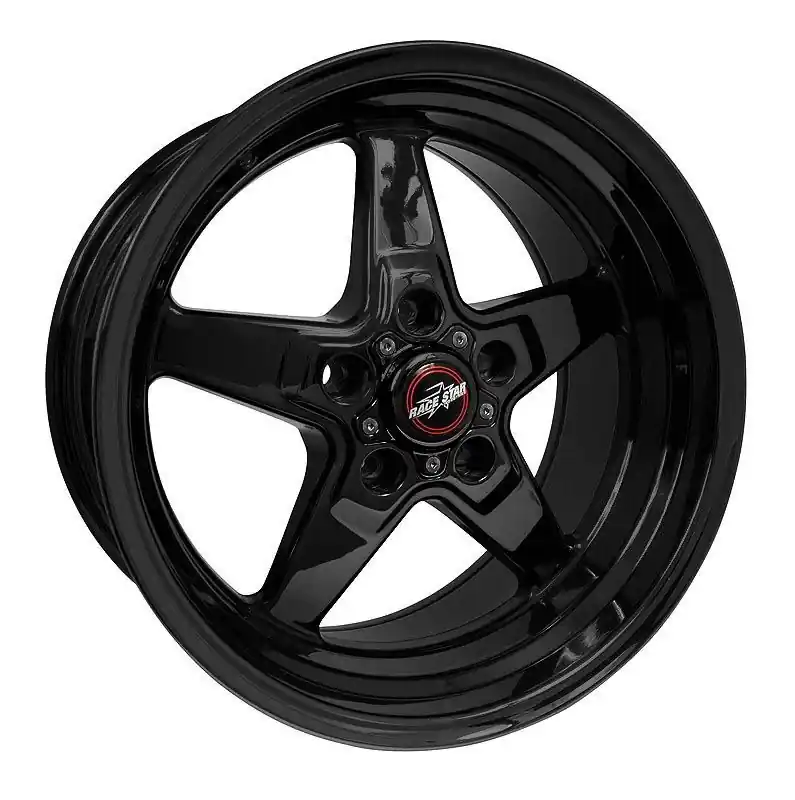 Deal Race Star 92 Drag Star Rear Wheel, 17x10.5", Gloss Black :: 2010-2024 Camaro, 2006-2013 Corvette & 2011-2019 Cadillac