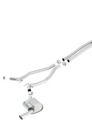 While Supplies Last Borla 2.25" S-Type Cat-Back Exhaust System w/ 3.5" Dual Polished Tips :: 2014-2015 Camaro V6