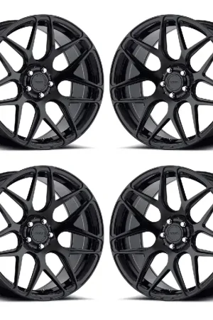 Bulk Order MRR FS01 Wheel Set, Gloss Black, 19x8.5 & 20x11 :: 2020-2026 C8 Corvette