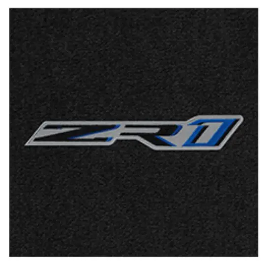 Lloyd Ultimat Trunk Mat, Black w/ ZR1 Logo :: 2014-2019 C7 Corvette Genuine