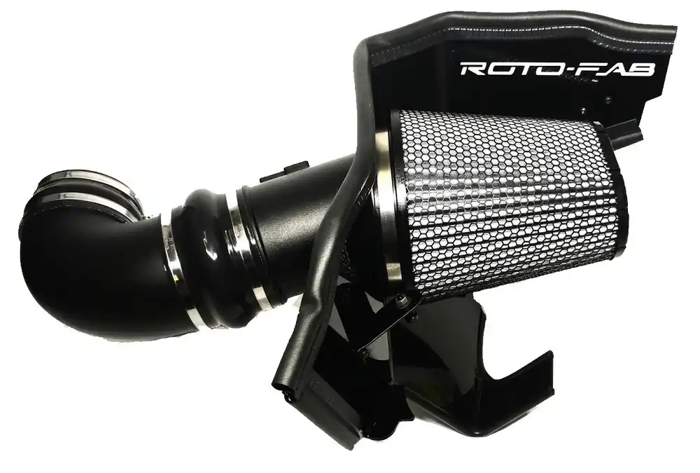 Roto-Fab Cold Air Intake, Dry Filter :: 2016-2024 Camaro SS w/Edelbrock E-Force Supercharger Modern