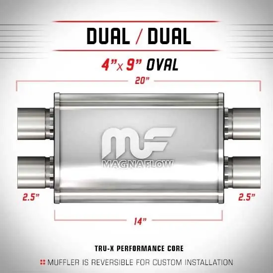 Magnaflow Tru X Resonated Universal 2.5" X-Pipe :: 2010-2015 Camaro Place Order