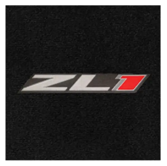 Lloyd 4pc Front Ultimat Floor Mats, Black Mats w/ ZL1 Logo :: 2016-2024 Camaro Authentic