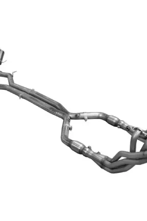 American Racing Headers 2" Long Tube Headers Full System w/X-pipe w/Cats, Dual Tips :: 2016-2024 Camaro SS Free Returns