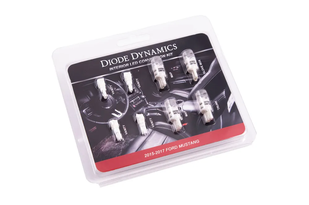 Diode Dynamics Stage 2 Interior LED Light Kit, Cool White :: 2015-2017 Ford Mustang Modern