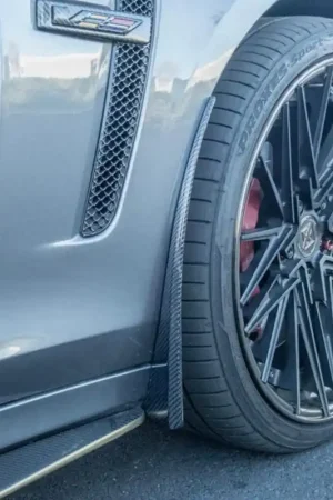 Warranty Included Cadillac CTS-V Front Splash Guard, Carbon Fiber :: 2016-2019 Cadillac CTS-V