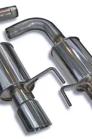 MRT 2.5" Sport Touring Axle Back Exhaust w/ 4" Dual Polished Tips :: 2015-2025 Ford Mustang V6 & Ecoboost w/ Non-Active Exhaust Viral