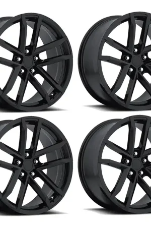 FR 41 ZL1 Replica Wheel Set, Gloss Black, 20x9 & 20x10 :: 2010-2024 Camaro Cheap