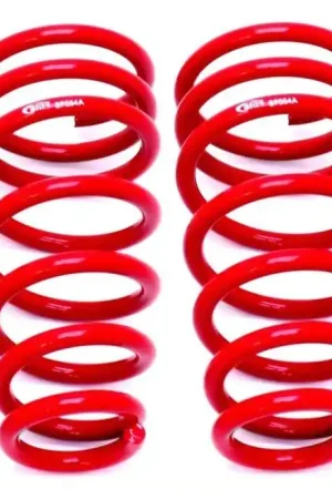 One Day Deal BMR 1.2" Drop Rear Lowering Springs,Red :: 2010-2015 Camaro V6