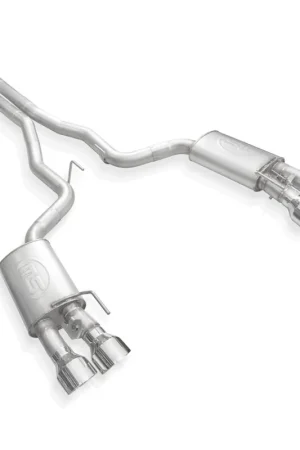 Stainless Works 3" Legend Cat-Back Exhaust w/ X-Pipe & Quad Matte Black Tips :: 2020-2022 Mustang GT500 Fast Shipping