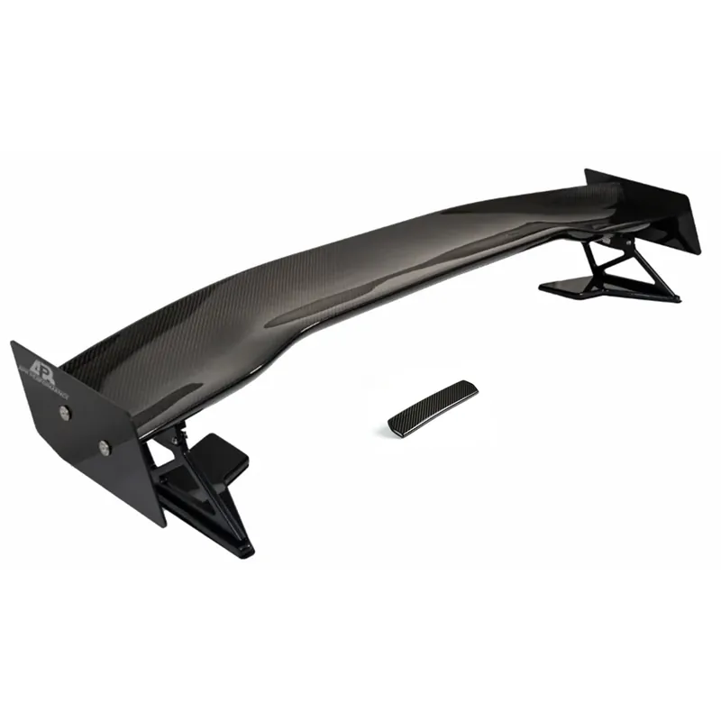 Price Cut APR GTC-200 Adjustable Wing Spoiler w/ Center Cover, Carbon Fiber :: 2024-2026 Ford Mustang Coupe