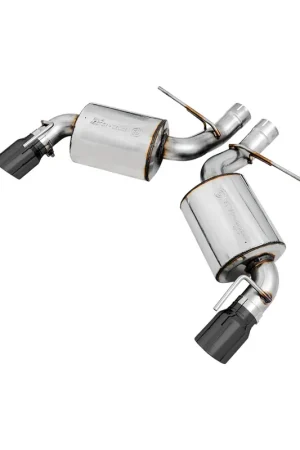 Trusted Brand AWE Touring Edition 3" Axle-Back Exhaust System w/ 4.5" Dual Diamond Black Tips :: 2016-2024 Camaro SS