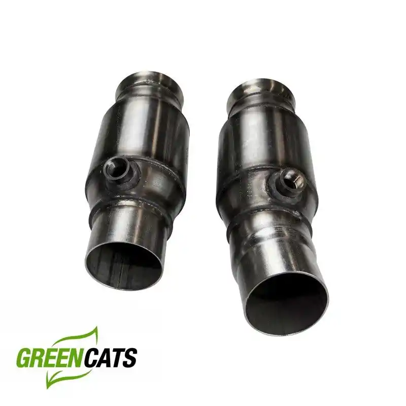 Budget Kooks 3" x 2 3/4" OEM Green Catted Connection Pipes :: 2016-2024 Camaro V8