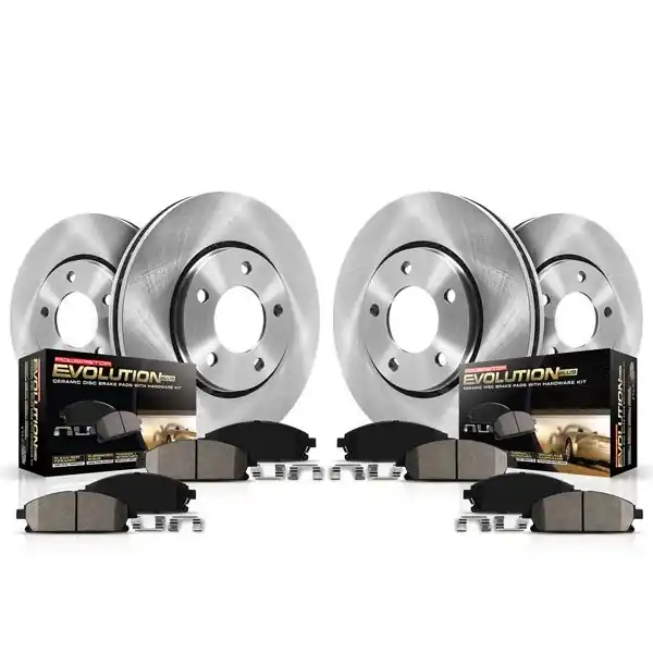 PowerStop Z17 Evolution OE Brake Kit, Front & Rear :: 2015-2020 Ford Mustang V6 & EcoBoost w/ 2 Piston Front Calipers Limited Offer