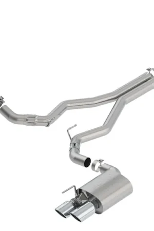 Borla 3" ATAK Cat-Back Exhaust System w/ 4" Quad Polished Tips :: 2018-2023 Ford Mustang GT w/ Active Exhaust Trusted Brand