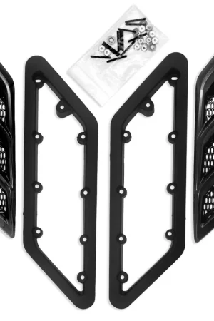 Roush Fender Vent Heat Extractor, Gloss Black :: 2015-2023 Ford Mustang Mega Sale