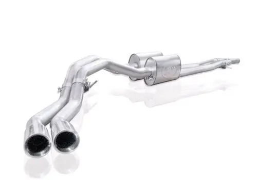 Stainless Works 3" Cat-Back Dual Exhaust, Factory Connect, Exits Behind Rear Tire :: 2014-2018 Silverado & GMC Sierra 1500 5.3L In Demand
