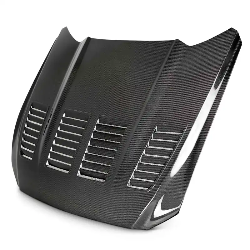 Anderson Composites Type-TW Double Sided Hood, Carbon Fiber :: 2015-2017 Ford Mustang Hot Deal