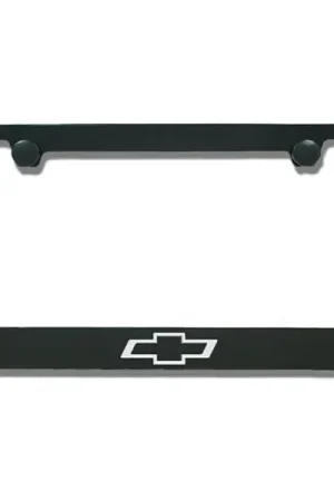 Elite Bowtie Logo License Plate Frame :: 2014-2025 Silverado Limited Edition