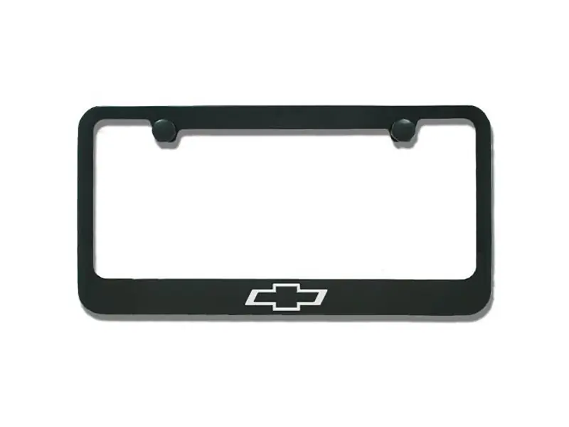 Elite Bowtie Logo License Plate Frame :: 2014-2025 Silverado Limited Edition