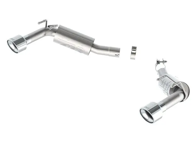 Deal Borla 2.5" ATAK Axle-Back Exhaust System w/ 4.5" Dual Polished Tips :: 2014-2015 Camaro SS w/o Ground Effects Package