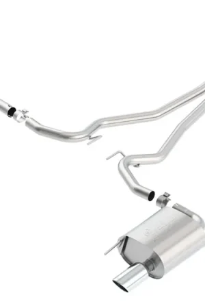 Editor’s Pick Borla 2.25" ATAK Cat-Back Exhaust System w/ 4" Dual Polished Tips :: 2015-2023 Ford Mustang EcoBoost w/ Non-Active Exhaust