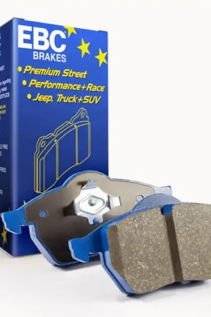 EBC Bluestuff NDX Street & Track Rear Brake Pads :: 2015-2023 Ford Mustang GT w/o Performance Pack, V6 & EcoBoost w/ Performance Pack Direct From Factory