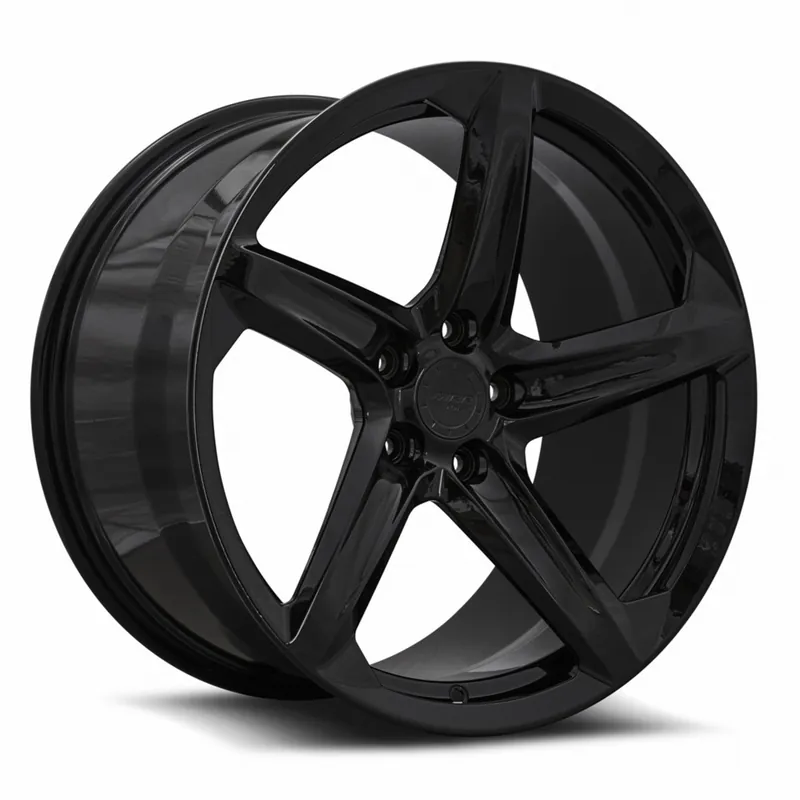 MRR F23 Forged Rear Right Side Wheel, Gloss Black, 21x12 :: 2020-2026 C8 Corvette Fan Favorite