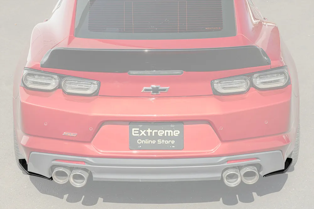 6th Gen Camaro Rear Bumper Apron Lip Splitter, Gloss Black :: 2016-2024 Camaro Super Sale