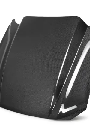 Anderson Composites Type-CJ Double Sided 4" Cowl Hood, Carbon Fiber :: 2018-2023 Ford Mustang Cheap