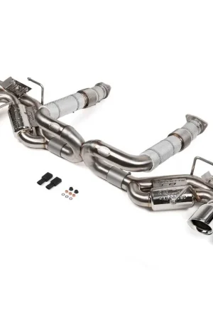 Fabspeed Valvetronic Maxflo Cat-Back Exhaust, Polished Stainles Steel Tips :: 2020-2025 C8 Corvette & E-Ray Worldwide Shipping